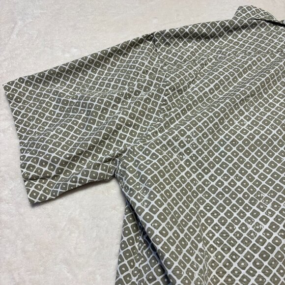 Manaloa Mens Aloha Pullover Hawaiian Short Sleeve Shirt 3XL Tan ‘UPENA - Picture 13 of 15